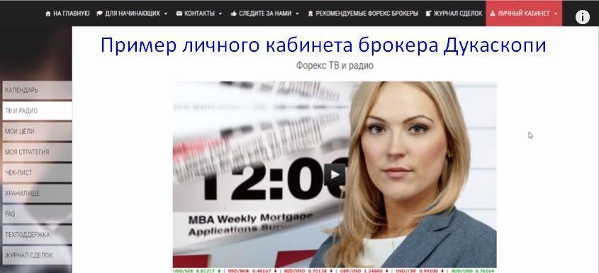 форекс личный кабинет