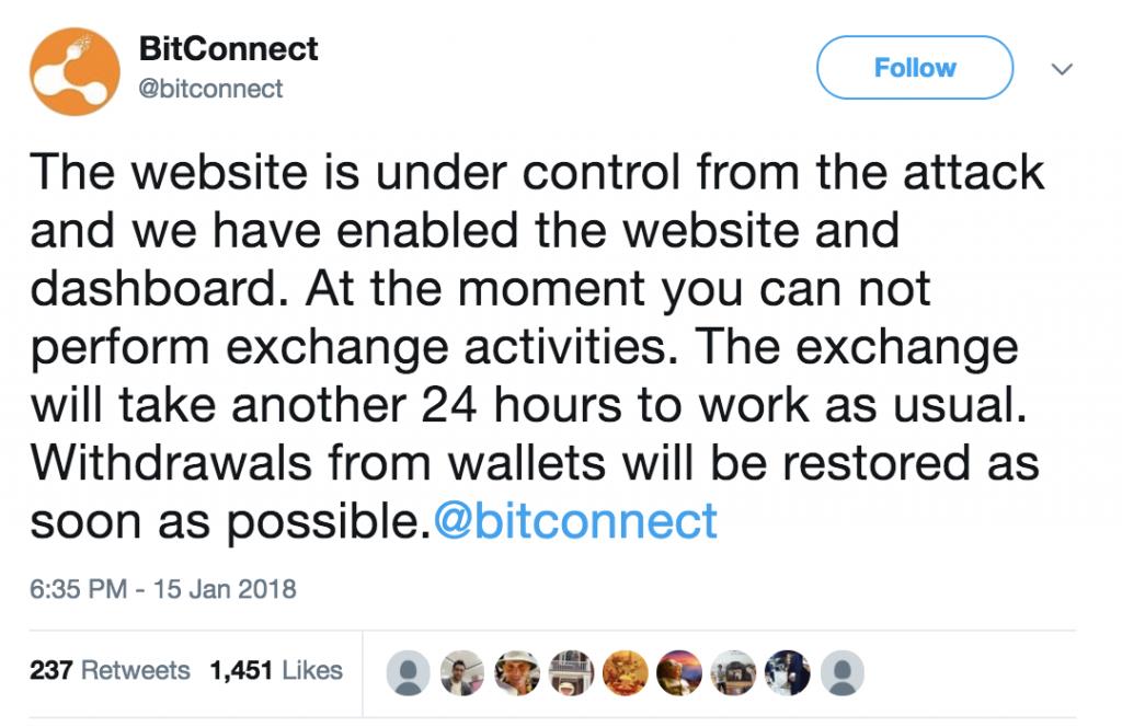 Про криптовалюту Bitconnect