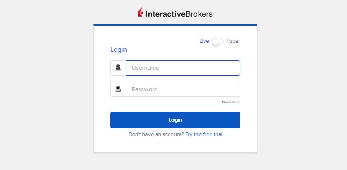 регистрация interactive brokers